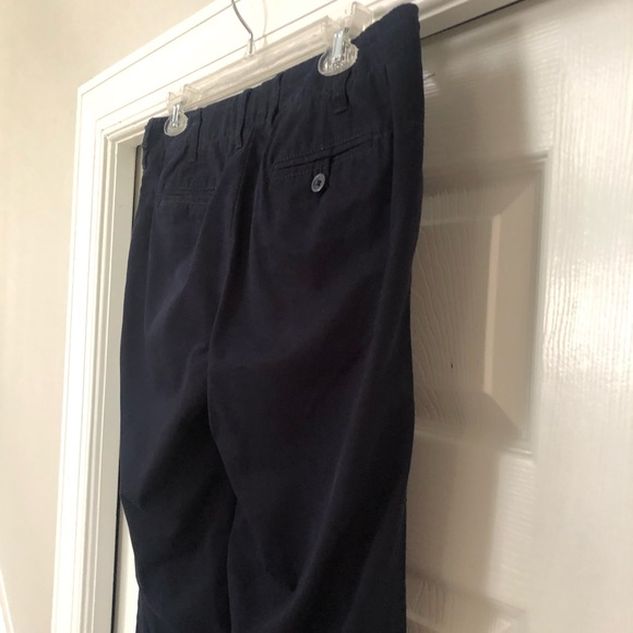 J. Crew Navy City Fit Cotton Wide Leg Flare Chino Pants - Picture 14 of 16